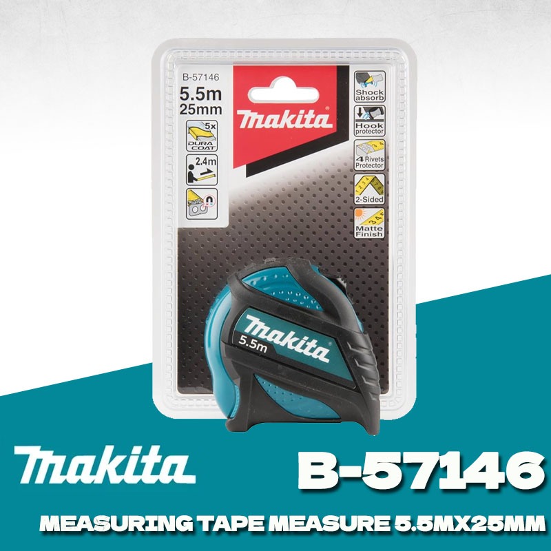 Stanley Tape 25Ft - Makita B-57146 Tape Measure 5.5m x