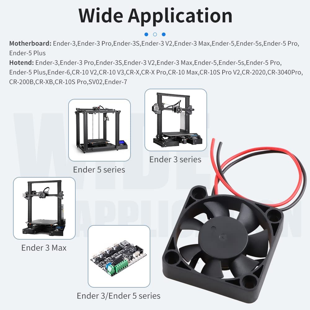 2pcs Creality Original 4010 Fa - Creality Printer Ender 3 ulasan dan harga